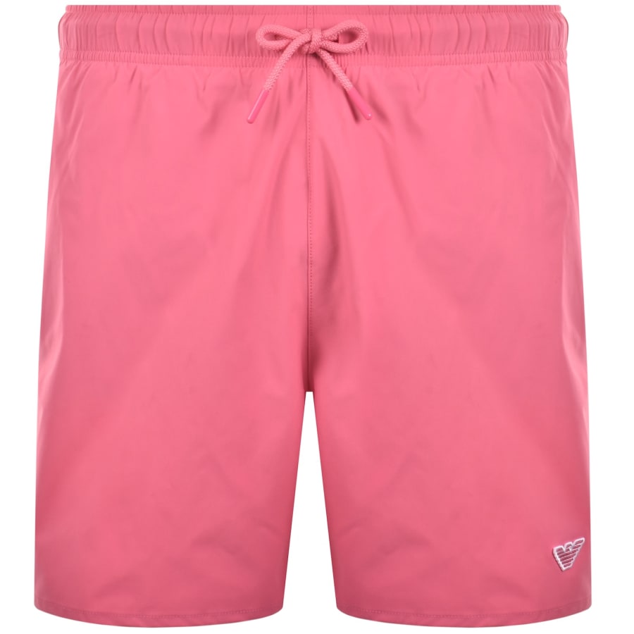 Emporio Armani Boxer Swim Shorts Pink | Mainline Menswear us